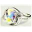 Sterling Silver Ladies Ring, Mercury Mist Topaz, SR021