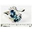 Sterling Silver Ladies Ring, London Blue Topaz, SR016