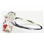Sterling Silver Ladies Ring, Created Padparadscha Sapphire, SR016