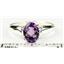 SR058, Amethyst, 925 Sterling Silver Ring