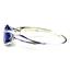 SR058, Created Blue Sapphire, 925 Sterling Silver Ring