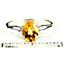 SR058, Citrine, 925 Sterling Silver Ring