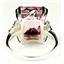 SR188, Pure Pink Topaz, 925 Sterling Silver Ring
