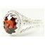 Mozambique Garnet, 925 Sterling Silver Ring, SR070
