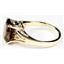 10K, 14K or 18K Gold Ladies Ring, Smoky Quartz (Concave Cut), R139