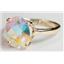 10K, 14K or 18K Gold Ladies Ring, Mercury Mist Topaz, R055