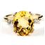 10K, 14K or 18K Gold Ladies Ring, Citrine, R150