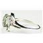 Sterling Silver Ladies Ring, Green Amethyst, SR021