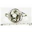Sterling Silver Ladies Ring, Green Amethyst, SR021
