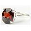 Sterling Silver Ladies Ring, Mozambique Garnet, SR055