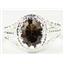 Smoky Quartz, 925 Sterling Silver Ring, SR070