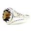 Smoky Quartz, 925 Sterling Silver Ring, SR070