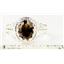 Smoky Quartz, 925 Sterling Silver Ring, SR070