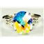 SR139, Mercury Mist Topaz, 925 Sterling Silver Ring