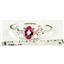 SR192, Pure Pink Topaz, 925 Sterling Silver Ring