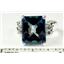 SR183, Neptune Garden Topaz, 925 Sterling Silver Ring