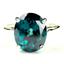 Sterling Silver Ladies Ring, Paraiba Topaz, SR055