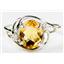 Sterling Silver Ladies Ring, Citrine, SR021