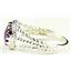 925 Sterling Silver Ladies Ring, Amethyst, SR070