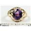 10K, 14K or 18K Gold Ladies Ring, Amethyst, R004