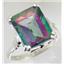 SR188, Mystic Fire Topaz, 925 Sterling Silver Ring