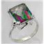 SR188, Mystic Fire Topaz, 925 Sterling Silver Ring