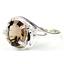 Sterling Silver Ladies Ring, Smoky Quartz, SR021