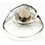 Sterling Silver Ladies Ring, Smoky Quartz, SR021