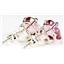14k Gold Post Earrings, Pure Pink Topaz, E112