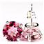 14k Gold Post Earrings, Pure Pink Topaz, E112