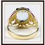 10K, 14K or 18K Gold Ladies Ring, Aquamarine, R004