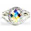 Mercury Mist Topaz, 925 Sterling Silver Ring, SR070
