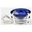 925 Sterling Silver Pendant, Created Blue Sapphire,  SP006