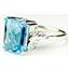 SR188, Swiss Blue Topaz, 925 Sterling Silver Ring