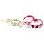 925 Sterling Silver Leverback Earrings, Pure Pink Topaz, SE101