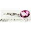 925 Sterling Silver Leverback Earrings, Pure Pink Topaz, SE101