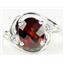 Sterling Silver Ladies Ring, Mozambique Garnet, SR021