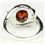 Sterling Silver Ladies Ring, Mozambique Garnet, SR021