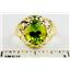 10K, 14K or 18K Gold Ladies Ring, Peridot, R004
