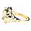 10K, 14K or 18K Gold Ladies Ring, Green Amethyst, R004