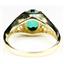 10K, 14K or 18K Gold Ladies Ring, Russian Nanocrystal Emerald, R005