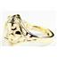 10K, 14K or 18K Gold Ladies Ring, Silver Topaz, R004