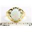10K, 14K or 18K Gold Ladies Ring, Created White Opal, R004