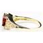 10K, 14K or 18K Gold Ladies Ring, Mozambique Garnet, R005