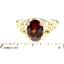 10K, 14K or 18K Gold Ladies Ring, Mozambique Garnet, R005
