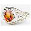 Twilight Fire Topaz, 925 Sterling Silver Ring, SR111