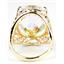 10K, 14K or 18K Gold Ladies Ring, Mercury Mist Topaz, R291