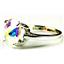 Sterling Silver Ladies Ring, Mercury Mist Topaz, SR055