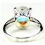 Sterling Silver Ladies Ring, Mercury Mist Topaz, SR055