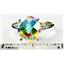 Sterling Silver Ladies Ring, Mercury Mist Topaz, SR055